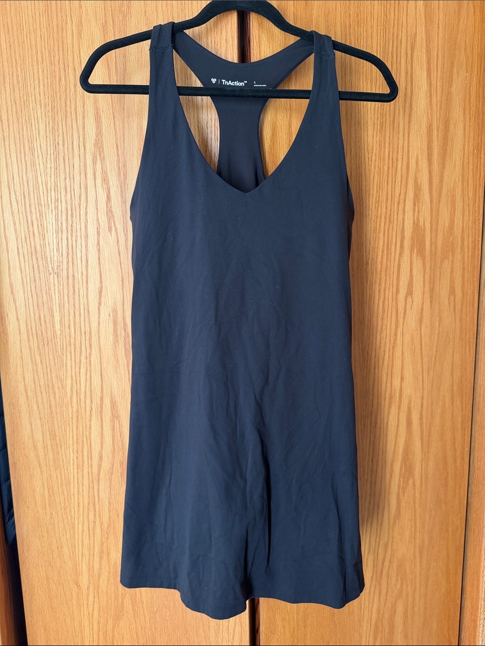 TnAction Black Racerback Mini Dress